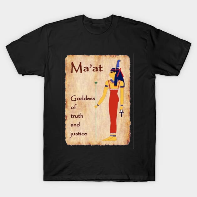 Egypt - Maat the goddess T-Shirt by momo1978